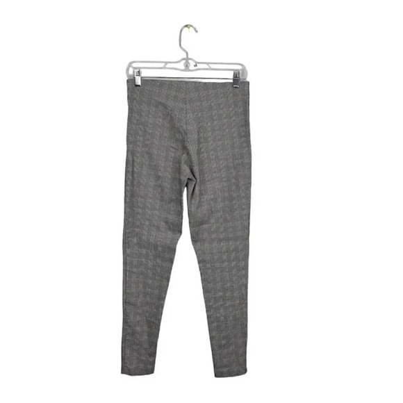Zara Gray Plaid Legging Pants Crop Checker Size Medium - Picture 7 of 11
